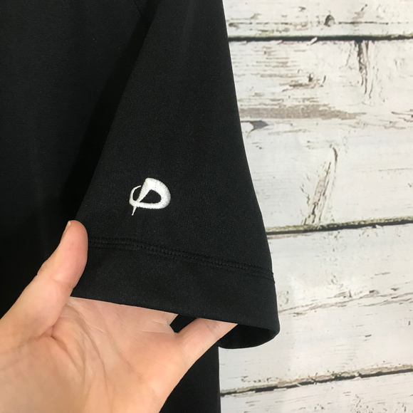 Phiten Black Short Sleeve Shirt Sleeve Logo - Picture 3 of 4